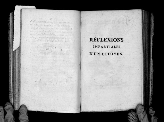 Réflexions impartiales d'un citoyen