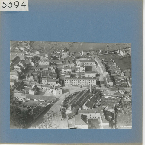 Segré : Le bourg, vue aérienne