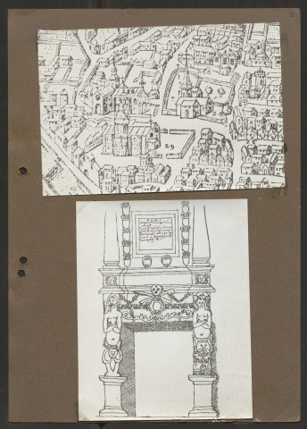 [Photographies des monuments du] Diocèse d'Angers : Fouilles de la Place du Ralliement XIXe siècle et 1971