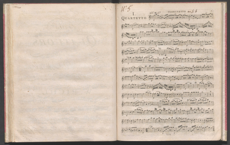 Trois quatuors concertants pour clarinette violon alto et basse