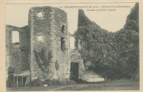 58. Champtoceaux (M-et-L). Ruines d'un monastère fondé au XIIIe siècle