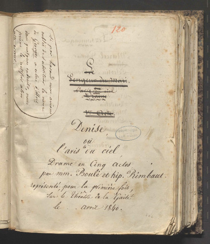 Denise ou L'avis du ciel