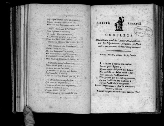 In-promptu national, par des sans-culottes faisant halte, et portant des toasts à la liberté.
