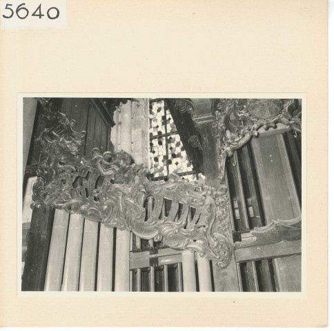 Angers : Orgue, détails (Cathédrale)