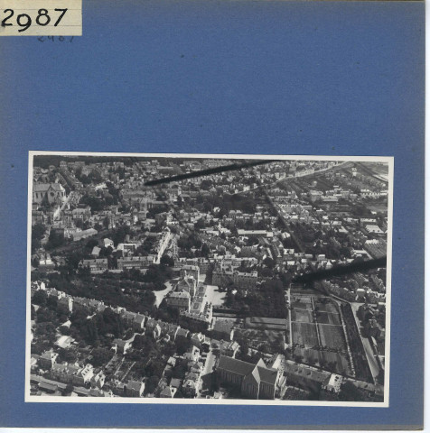 Angers : Vue aérienne du quartier de l'Université catholique