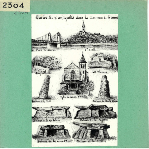 Gennes : Curiosités et antiquités