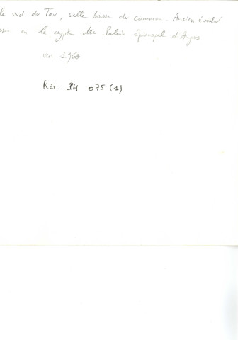 Photographies de cérémonies à Angers vers 1960