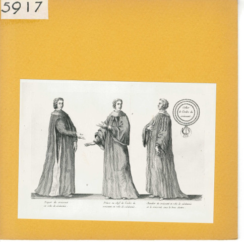 Anjou : Collier ordre du Croissant, recherches historiques Moithey (1776)