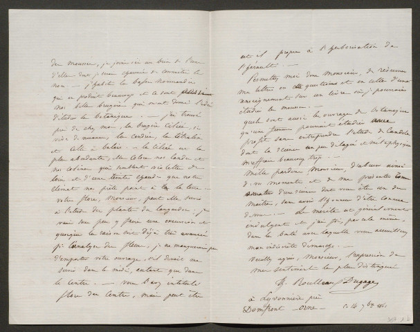 Roulleaux-Dugage, Julie Amélie Thérèse Poncet, épouse