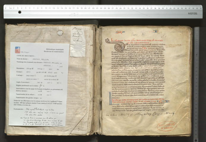 S. Augustin. « Incipiunt libri de Trinitate numero quindecim »