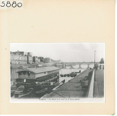 Angers : La Maine et le Pont de la Basse-Chaîne