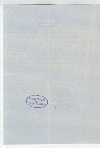 Correspondance de François-Saturnin-Léonide Babaud-Laribière [à Pierre-Jean David d'Angers]