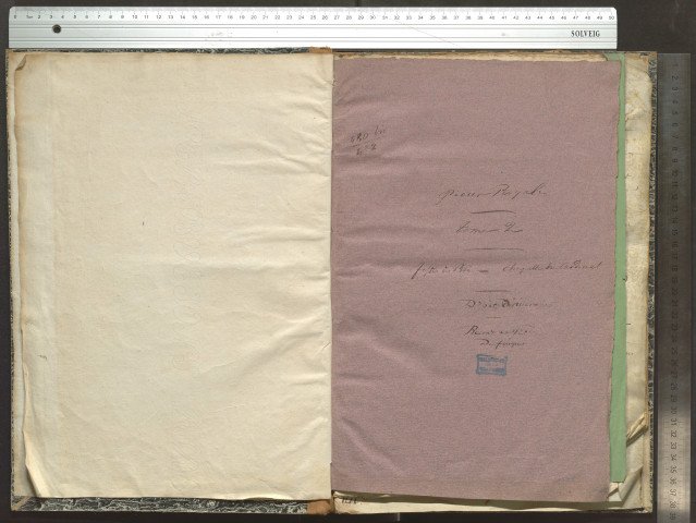 État des dépenses faites à Chantilly pendant un séjour du roi ; inventaire des pierres précieuses trouvées dans la chapelle donnée à la couronne par le cardinal de Richelieu ; dix pièces relatives au droit d'ancrage ; supplique du surintendant Fouquet au roi