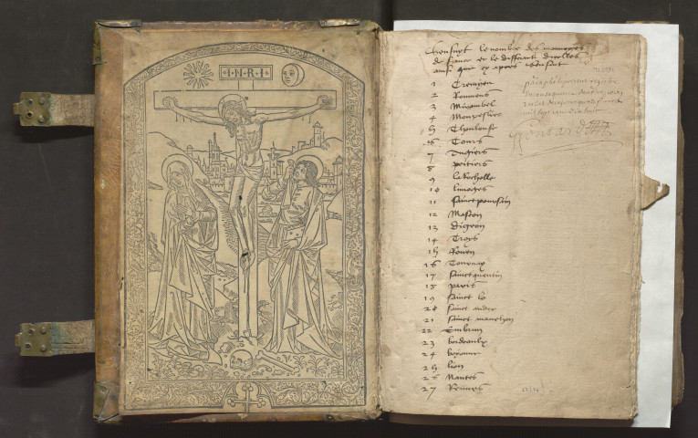 Registre des procès-verbaux de réception et de prestation de serment des prévôts, lieutenants et ouvriers de la Monnaie d'Angers pour les années 1429-1607.