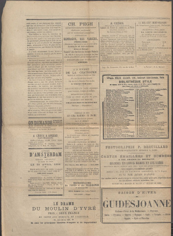 Le postillon. 14 mars 1884 (2e année, n° 72)