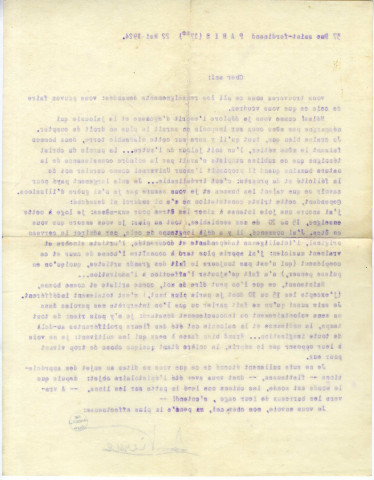 Lettres de Louis Vierne à Jean Huré