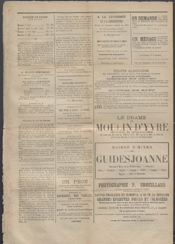 Le postillon. 22 déc. 1883 (1re année, n° 60)