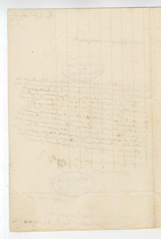 Correspondance de Mathieu-Antoine Bouchaud, professeur au collège de France [à Lakanal]