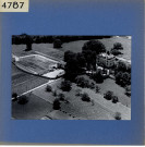 Fontaine-Guérin : Château du Dauphiné (vue aérienne)