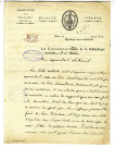 Correspondance de A.-L. Millin [à Joseph Lakanal]