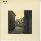 Angers : quartier de la Cité, rue Saint-Evroult, à gauche entrée de la rue Duvêtre