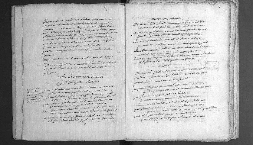 Extraits des manuscrits de Jacques Bruneau, sieur de Tartifume