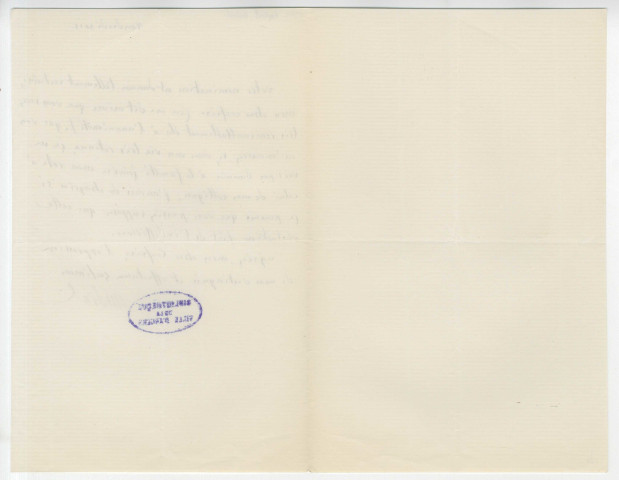 Correspondance de Gabriel Andral [au docteur Gubler]