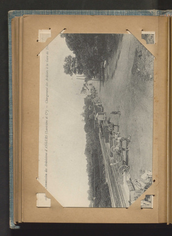 Commission des Ardoisières d'Angers - Chargement des ardoises à la gare de Trélazé