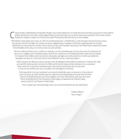 Fidélités Dorny Walker Butor