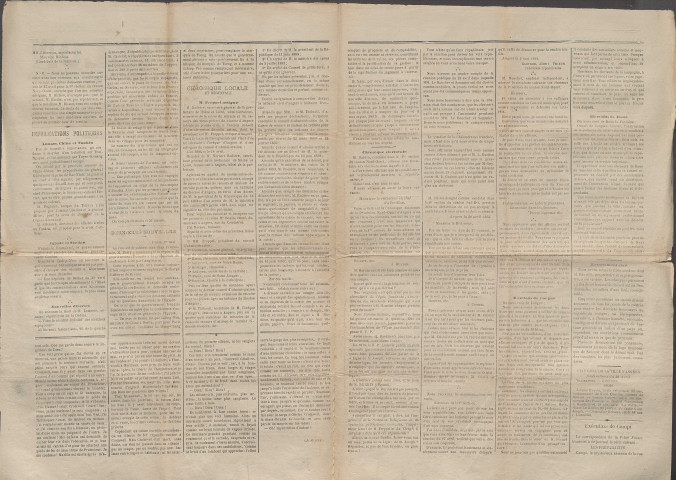 Le postillon. 3 mai 1884 (2e année, n° 121)