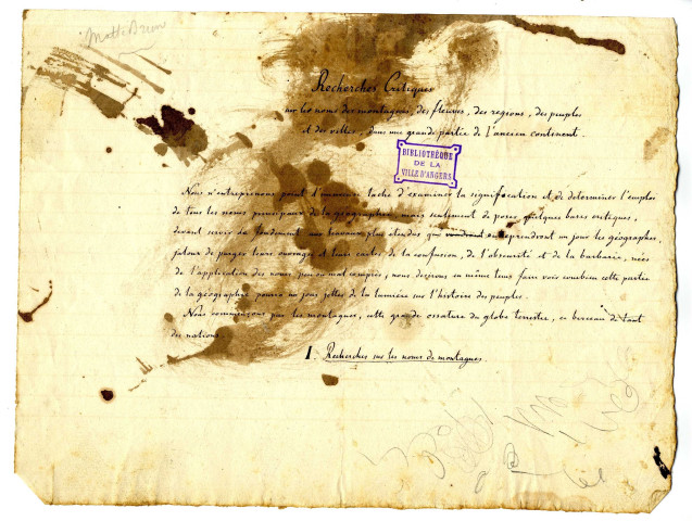 Malte-Brun (Victor-Adolphe), géographe et cartographe