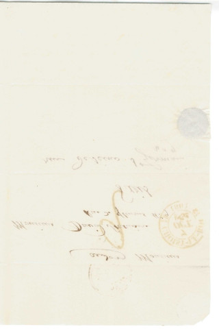 Correspondance d'Antoine-Clair Thibaudeau avec Pierre-Jean David d'Angers