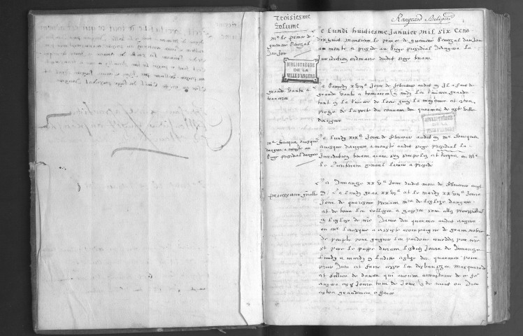 Vol. III. Histoire d'Anjou, de 1618 à 1625