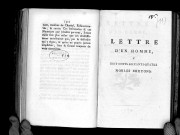 Lettre d'un homme à huit cent soixante-quatre nobles Bretons