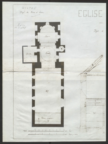 [Photographies des monuments du] Diocèse d'Angers : Distré - Fontaine-Milon