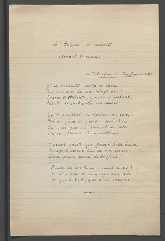 L'Après d'avant (sonnet liminaire)