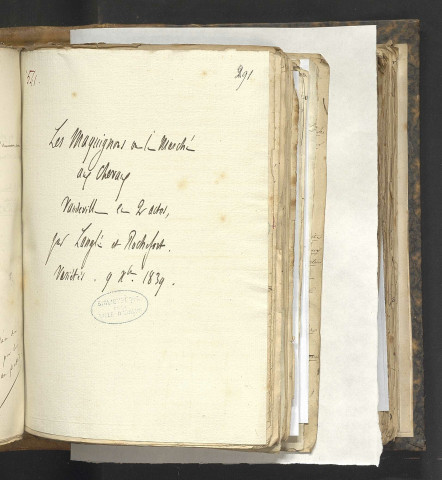 Les maquignons ou Le marché aux chevaux