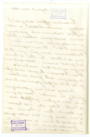 La Tousche (Camille-Henri Guillier de), maire d'Angers et député