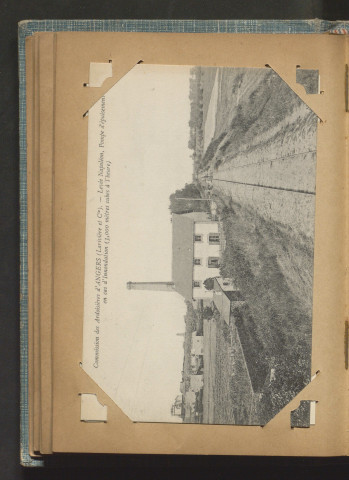 Commission des Ardoisières d'Angers - Levée Napoléon, pompe d'épuisement en cas d'inondation (3000 mètres cubes à l'heure)