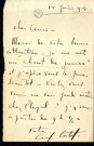 Lettres d'Alfred Cortot à Jean Huré