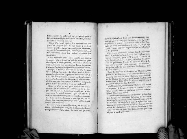 Pétition des Amis de la constitution de la ville d'Angers à MM. les administrateurs du département de Maine-et-Loire, sur le décret relatif au marc d'argent, Signé Couraudin et Benaben