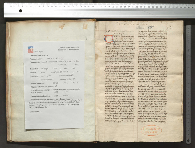 Cassien. Institutiones. « Veteris instrumenti narrat hystoria... »