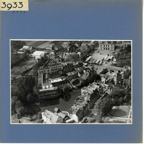 Segré : Vue aérienne d'ensemble