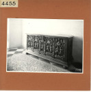 Chambellay : Château du Bois-Montboucher, bahut sculpté