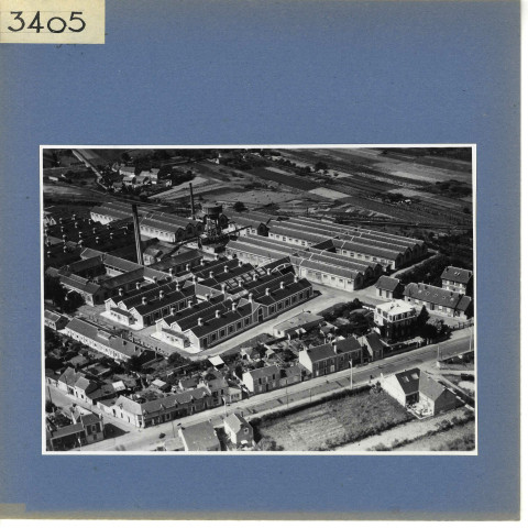 Trélazé : Manufacture des allumettes (vue aérienne)