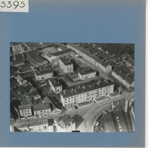 Segré : Le bourg, vue aérienne