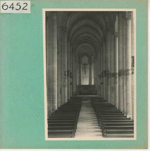 Cunault : Eglise, intérieur