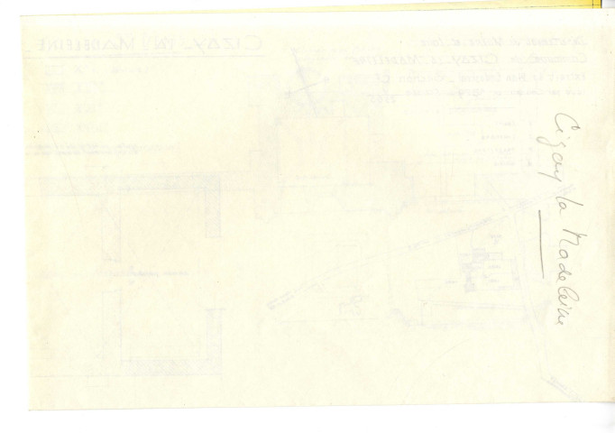 [Photographies des monuments du] Diocèse d'Angers : Cizay-la-Madeleine - Crosmières