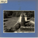 Luché-Pringé : Château de Gallerande, vue aérienne