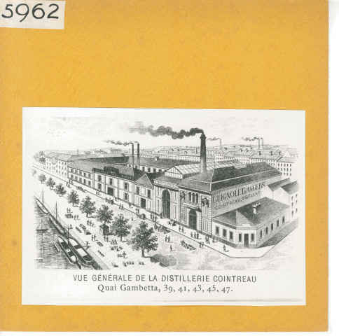 Angers : Distillerie Cointreau, Quai Gambetta (Catalogue exposition de 1895)